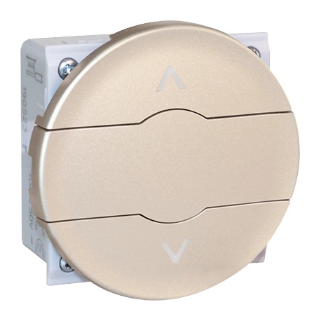 Double poussoir de volets-roulants Comète 6A - Titane