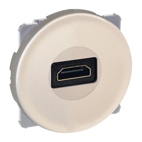 Prise HDMI 1.4 Comète - Titane