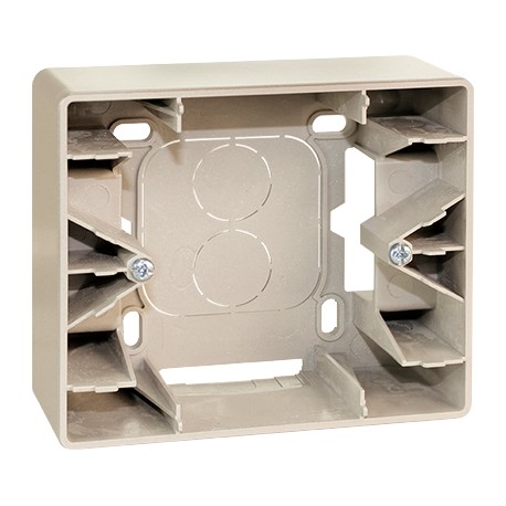Cadre saillie Comète - 1 poste - Type B - Titane