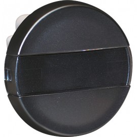 Poussoir à fermeture avec porte étiquette Comète - 1 poste - 10A - Vulcain