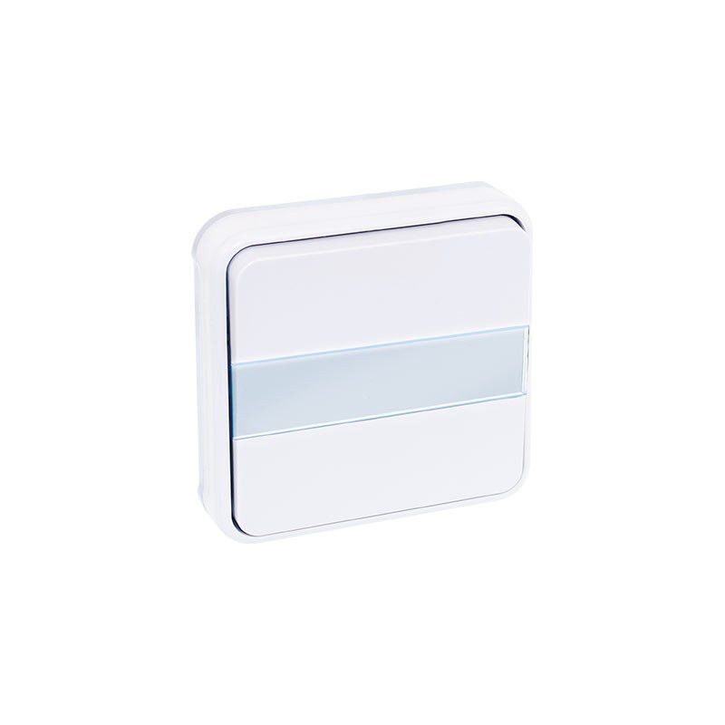 Legrand - Poussoir Porte-étiquette Appareillage Saillie Complet 6A Blanc Ref 086009l 3245060860097