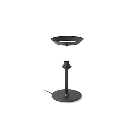 Structure de table Savoy - Noir - Sans ampoule - E27