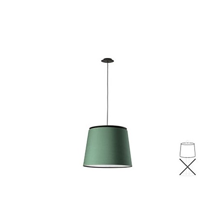 Abat-jour suspension Savoy - Vert foncé - Sans ampoule