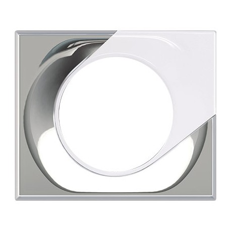 Plaque de finition Comète - 1 poste - Mirror