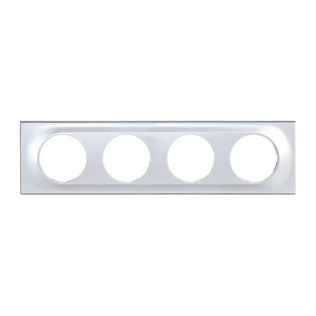 Plaque de finition Comète - 4 postes - Silver