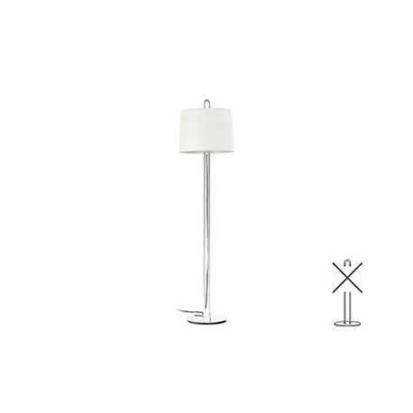 Structure lampadaire Montreal - Chrome - Sans ampoule