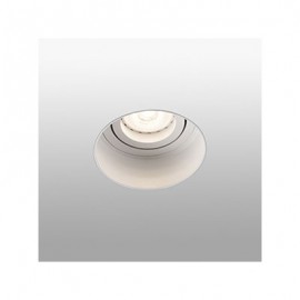 Lampe encastrable ronde orientable sans encadrement Hyde - Blanc - Sans ampoule - GU10