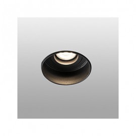 Lampe encastrable ronde orientable sans encadrement Hyde - Noir - Sans ampoule - GU10
