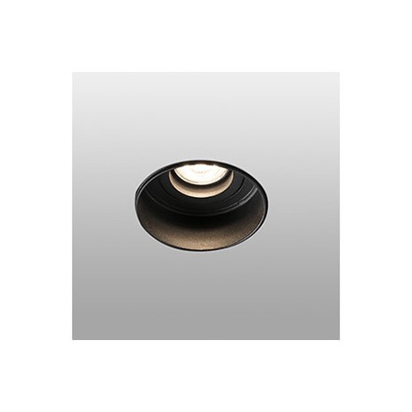 Lampe encastrable ronde orientable sans encadrement Hyde - Noir - Sans ampoule - GU10