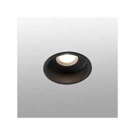 Lampe encastrable ronde Hyde - Noir - Sans ampoule - GU10