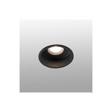 Lampe encastrable ronde Hyde - Noir - Sans ampoule - GU10