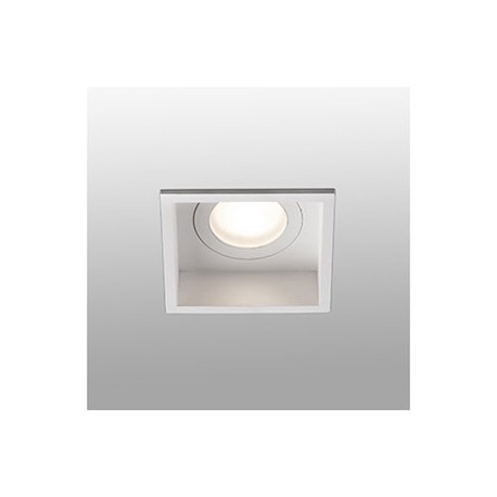 Lampe encastrable carré Hyde - Blanc - Sans ampoule - GU10