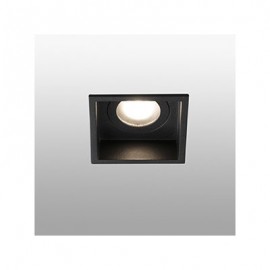 Lampe encastrable carré Hyde - Noir - Sans ampoule - GU10