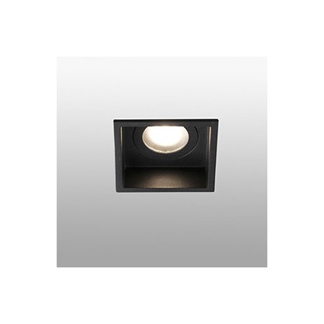 Lampe encastrable carré Hyde - Noir - Sans ampoule - GU10