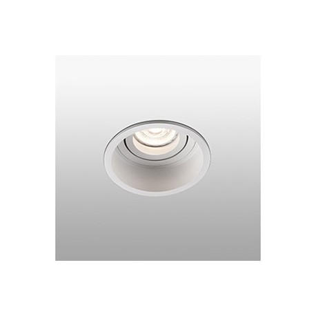 Lampe encastrable ronde orientable Hyde - Blanc - Sans ampoule - GU10