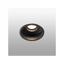 Lampe encastrable ronde orientable Hyde - Noir - Sans ampoule - GU10