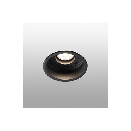 Lampe encastrable ronde orientable Hyde - Noir - Sans ampoule - GU10