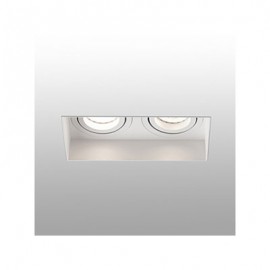 Lampe encastrable orientable sans encadrement Hyde - Blanc - 2L - Sans ampoule - GU10