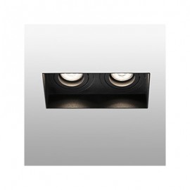 Lampe encastrable orientable sans encadrement Hyde - Noir - 2L - Sans ampoule - GU10