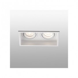 Lampe encastrable orientable Hyde - Blanc - 2L - Sans ampoule - GU10