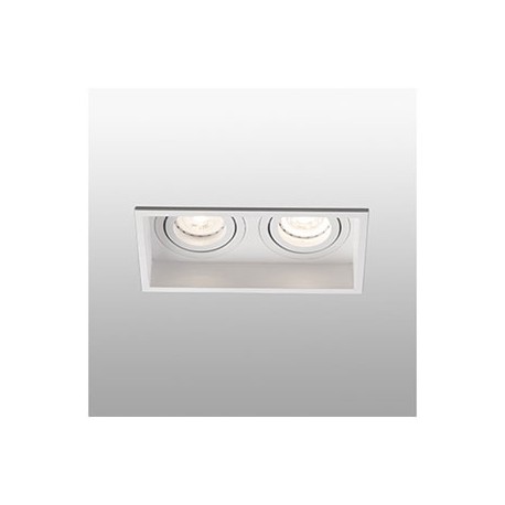 Lampe encastrable orientable Hyde - Blanc - 2L - Sans ampoule - GU10