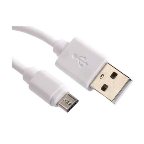 Câble USB 2.0 - Mâle/Mâle - 1 mètre - Blanc