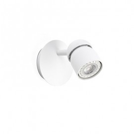 Lampe applique Coco - 1L - Blanc - Sans ampoule - GU10
