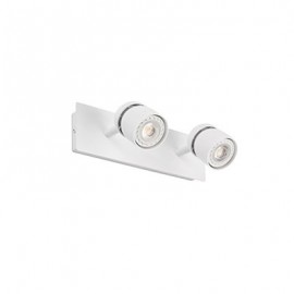 Lampe applique Coco - 2L - Blanc - Sans ampoule - GU10