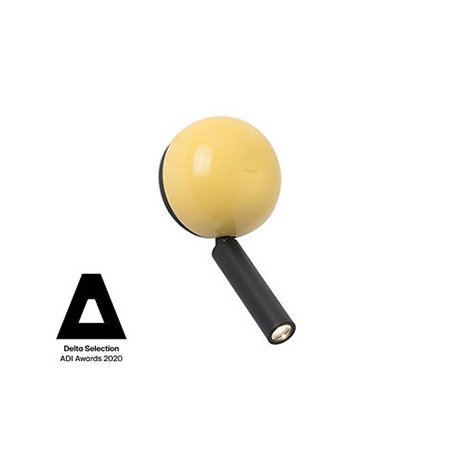 Applique lecteur Press - Jaune - Avec ampoule - 3W