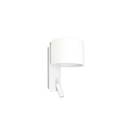 Lampe applique avec lecteur LED Fold - Blanc - Sans ampoule - E27