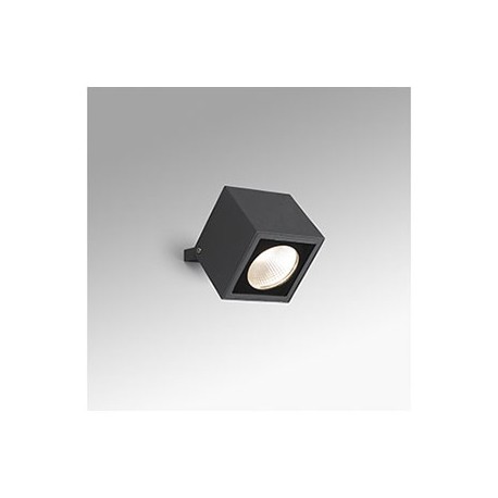 Lampe projecteur OKO - Gris foncé - 20W - 3000K - IP65 - Avec ampoule