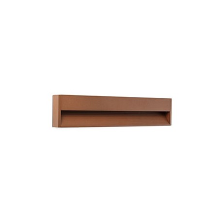 Lampe applique Grada-3 - Rouille - Avec ampoule - 12W - 3000K