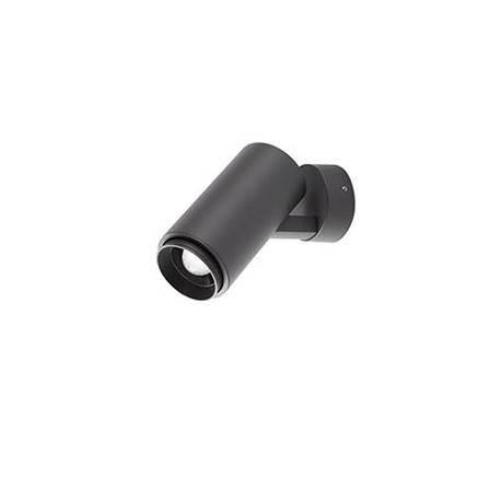 Lampe projecteur Plom LED - Gris foncé - Avec ampoule - 7W - 3000K