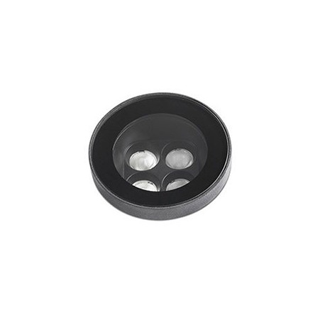 Lampe encastrable Tras LED - Noir - 4W - 3000K - IP67 - Avec ampoule