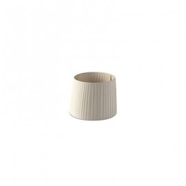 Abat-jour enrubanné Mambo - Beige - Sans ampoule - ø215*160
