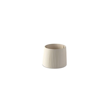 Abat-jour enrubanné Mambo - Beige - Sans ampoule - ø215*160
