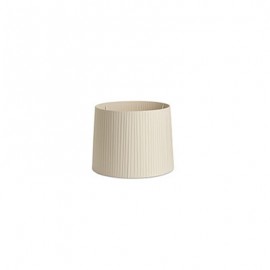 Abat-jour enrubanné Mambo - Beige - Sans ampoule - ø400*300