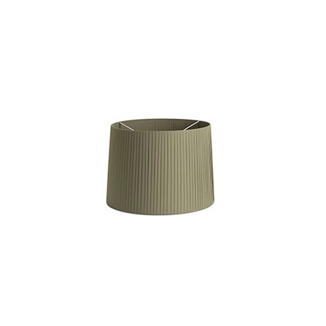 Abat-jour enrubanné Mambo - Vert olive - Sans ampoule - ø500*350