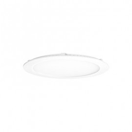 Luminaire encastré ultra plat Downlight Flat CCT - 20W - ø240 - Blanc