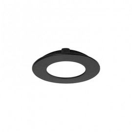 Luminaire encastré ultra plat Downlight Flat CCT - 5W - ø85 - Noir