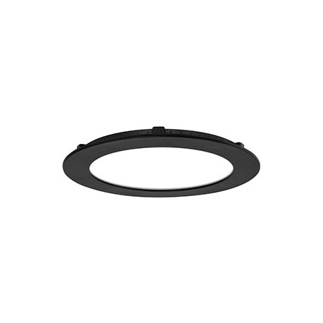 Encastré ultra plat Downlight - 12W - ø180 - Noir