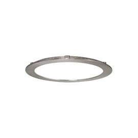 Luminaire encastré ultra plat Downlight Flat CCT - 20W - ø240 - Nickel