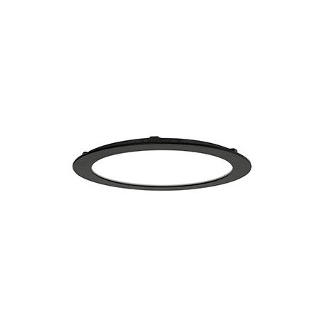 Luminaire encastré ultra plat Downlight Flat CCT - 20W - ø240 - Noir