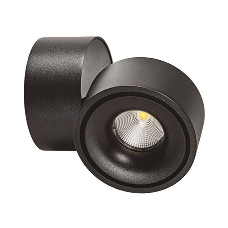 Applique murale TAHITI LED COB Aric - 13W - 3CCT - Avec ampoule - Noir