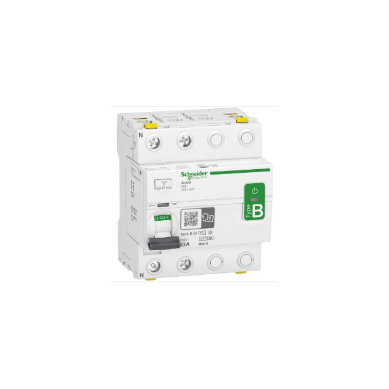 Acti9, iID interrupteur différentiel 4P 40A 30mA type AC - A9R11440 Schneider Electric