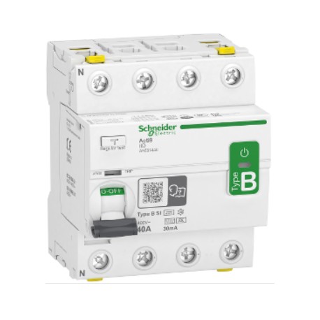 Interrupteur différentiel 40A Acti9 iID - Type B-SI - 4 pôles - 30mA - 400V - CA