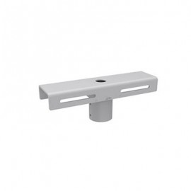 Fixation mât pour projecteur extérieur TWISTER - Simple/Double - Gris - Ø60 - 180W - 250W