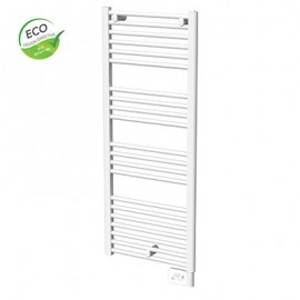 Sèche-serviettes électrique Bagana Droit - 1250W- sans soufflerie - Blanc