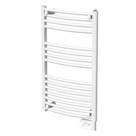 Sèche-serviettes électrique Bagana Cintré - 1250W- sans soufflerie - Blanc