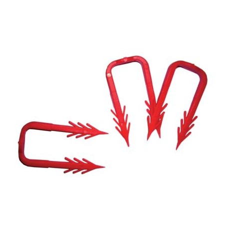 Cavalier de fixation pour tubes plancher chauffant - sur dalle à plots - Sachet de 500